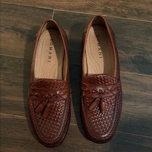Johnson and Murphy Rich Brown Domini Leather Loafers 9.5